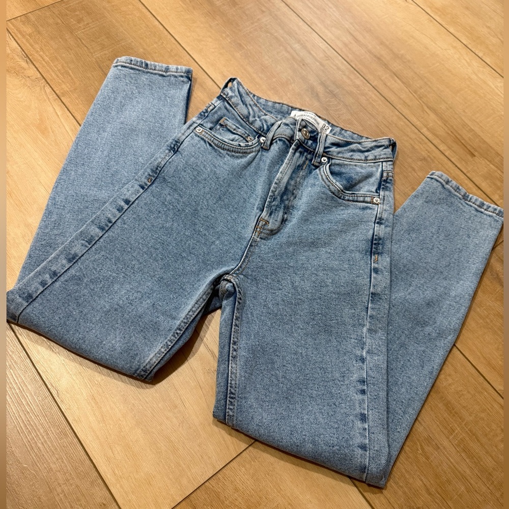 Classic Blue High Rise Denim Jeans
